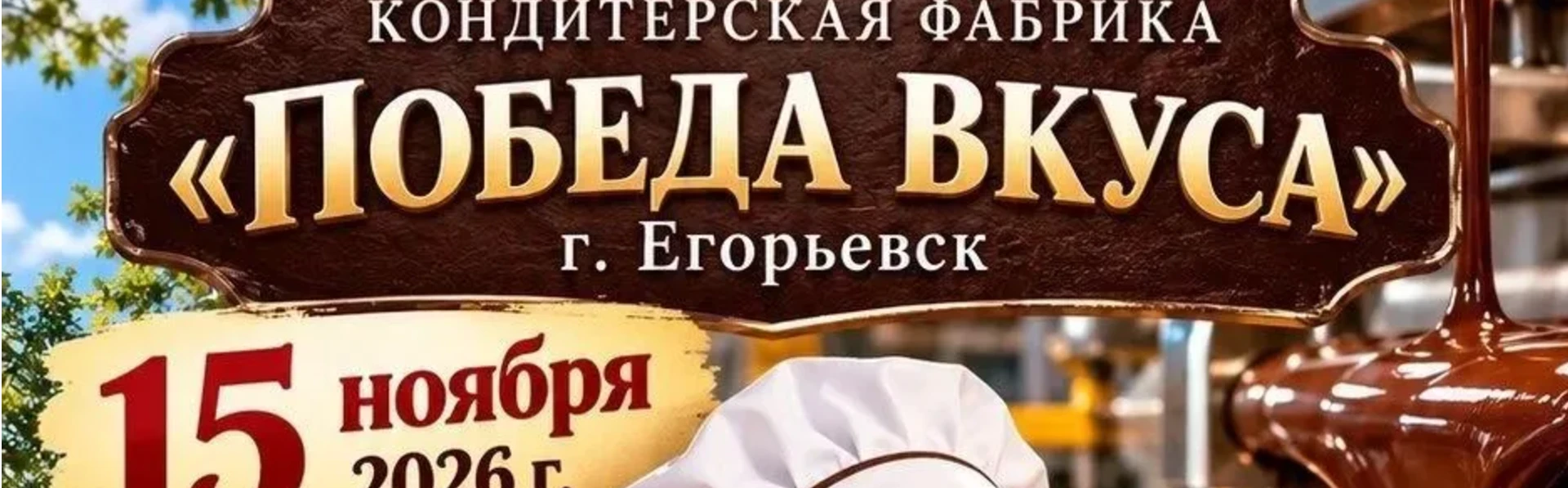 КОНДИТЕРСКАЯ ФАБРИКА "ПОБЕДА ВКУСА" Г. ЕГОРЬЕВСК (вс)