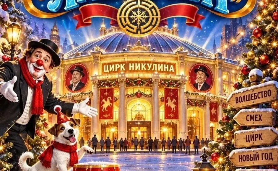 ЦИРК НИКУЛИНА "НОВОГОДНИЙ ЛАБИРИНТ"