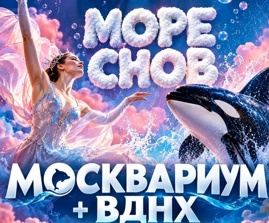 ФАНТАСТИЧЕСКОЕ ШОУ С МОРСКИМИ ЖИВОТНЫМИ "МОРЕ СНОВ" (вс)